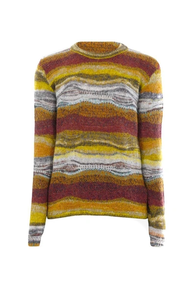 Paura Di Danilo  Multicolor Mohair/polyester Blend Knitwear In Multicolor