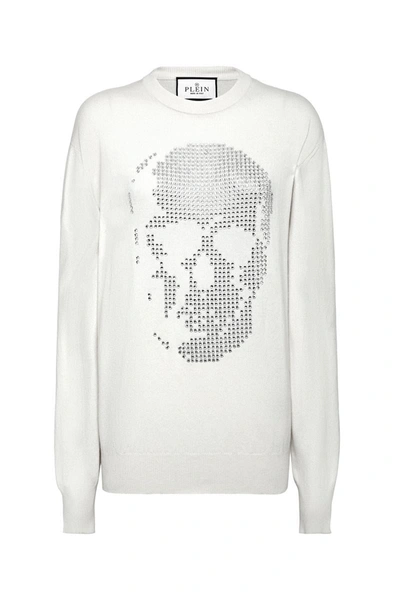 Shop Philipp Plein Sweaters In White