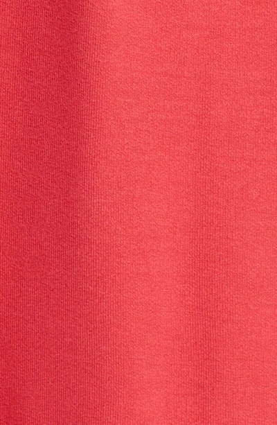 Shop Masai Copenhagen Nabahat Wrap Bodice Long Sleeve Midi Dress In Geranium