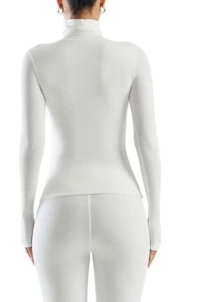 Shop N By Naked Wardrobe The Nw Turtleneck Top In White