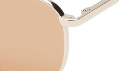 Shop Le Specs Neptune Deux 52mm Square Sunglasses In Gold