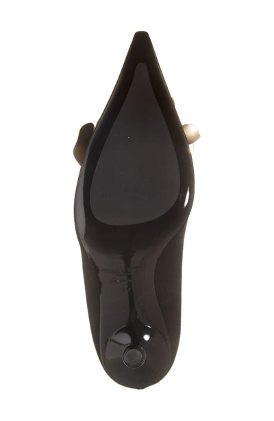 Shop Jimmy Choo Ixia Embellished Pointed Toe Pump In Black