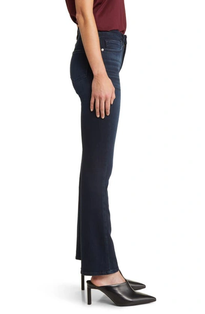 Shop Frame Le Crop Mid Rise Mini Boot Jeans In Onyx Indigo