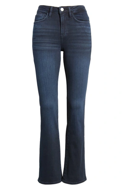 Frame Le Crop Mid Rise Mini Boot Jeans In Onyx Indigo