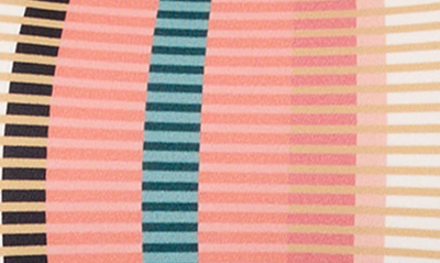 Shop O'neill Kids' Kendari Stripe Two-piece Swimsuit In Pink Multi