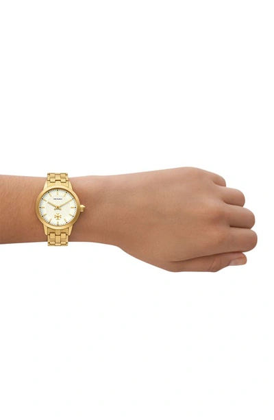 Shop Tory Burch The Tory Watch, 34mm In Gold
