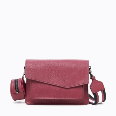 Shop Botkier Cobble Hill Crossbody With Keychain In Red