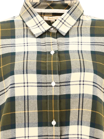 Barbour Elishaw Plaid Cotton Button-up Tunic Shirt