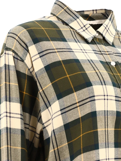 Barbour Elishaw Plaid Cotton Button-up Tunic Shirt