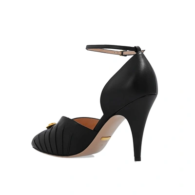 Gucci Logo-plaque 95mm Leather Sandals