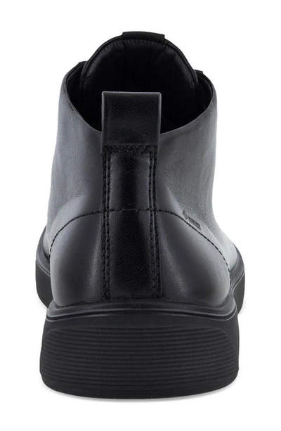 Shop Ecco Street Tray Gore-tex® Waterproof Sneaker In Black