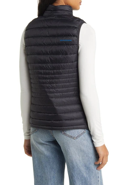 Cotopaxi Fuego Water Resistant Packable 800 Fill Power Down Vest In  Black