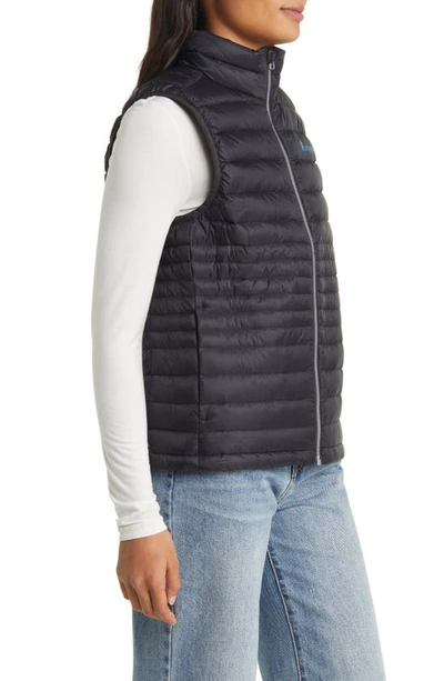 Cotopaxi Fuego Water Resistant Packable 800 Fill Power Down Vest In  Black