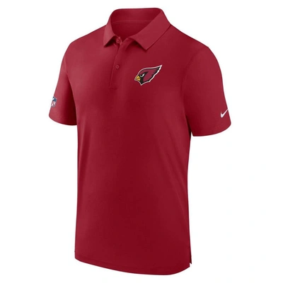Shop Nike Cardinal Arizona Cardinals Sideline Coaches Performance Polo