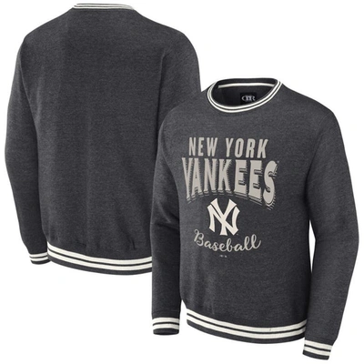 Shop Darius Rucker Collection By Fanatics Heather Charcoal New York Yankees Vintage Pullover Sweatshirt