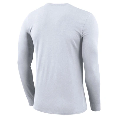 Shop Nike White Colorado Buffaloes Legend Wordmark Performance Long Sleeve T-shirt