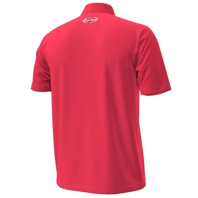 Shop Under Armour Red Texas Tech Red Raiders Throwback Cursive Polo