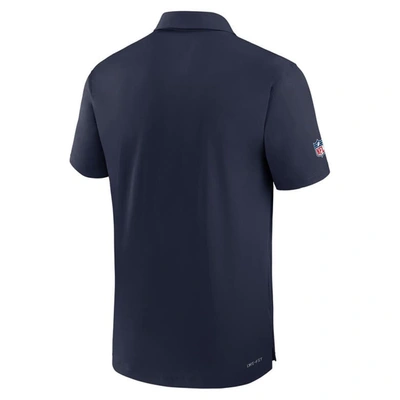 Shop Nike Navy New England Patriots Sideline Coaches Performance Polo