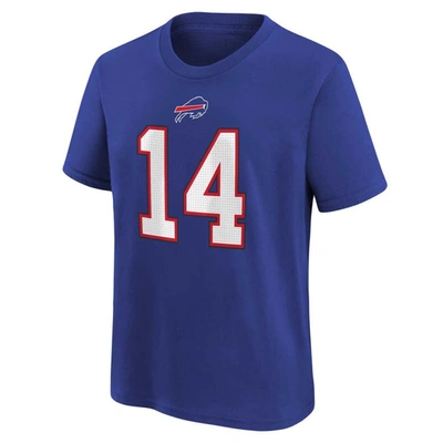 Shop Nike Preschool  Stefon Diggs Royal Buffalo Bills Player Name & Number T-shirt