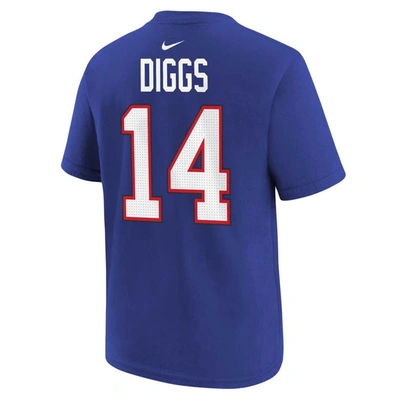 Shop Nike Preschool  Stefon Diggs Royal Buffalo Bills Player Name & Number T-shirt