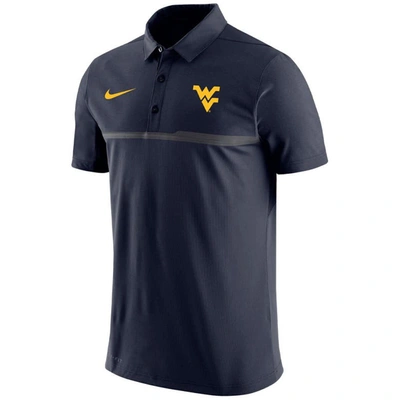 Shop Nike Navy West Virginia Mountaineers Coaches Performance Polo