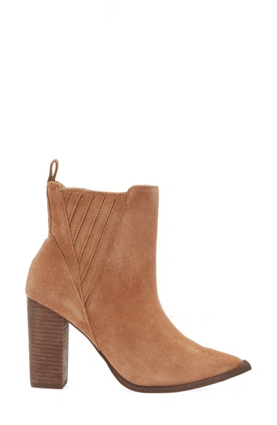 Shop Kaanas Astro Pointed Toe Chelsea Boot In Caramel