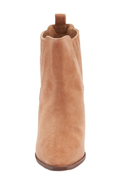 Shop Kaanas Astro Pointed Toe Chelsea Boot In Caramel
