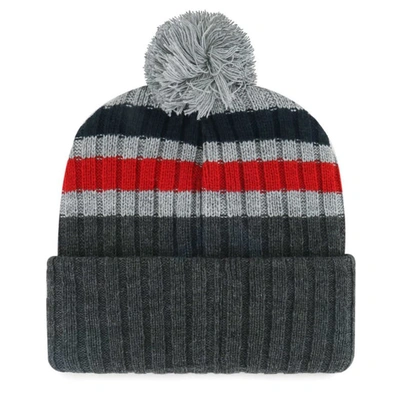 Shop 47 ' Gray St. Louis Cardinals Stack Cuffed Knit Hat With Pom