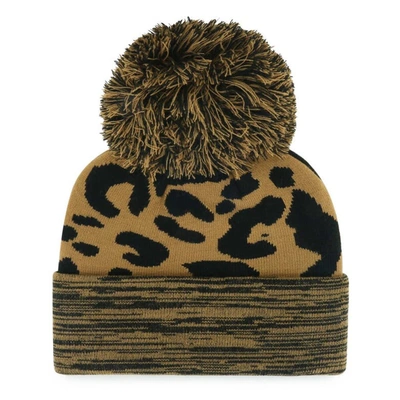 Shop 47 ' Leopard Washington Wizards Rosette Cuffed Knit Hat With Pom