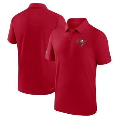 Shop Nike Red Tampa Bay Buccaneers Sideline Coaches Performance Polo