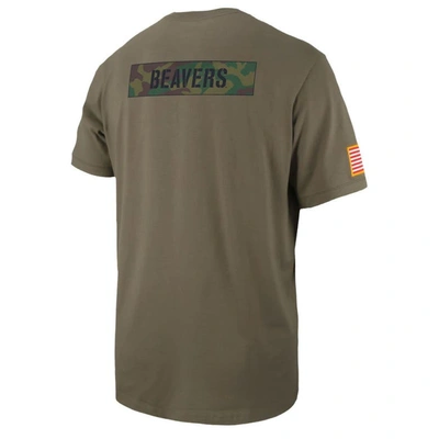 Shop Nike Olive Oregon State Beavers Military Pack T-shirt