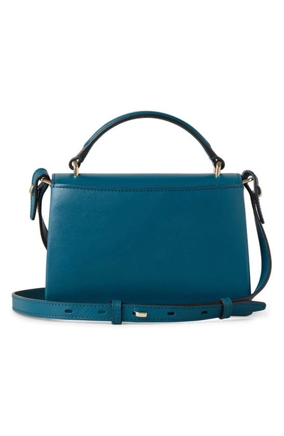 Shop Mulberry Small Lana Top Handle Crossbody Bag In Titanium Blue