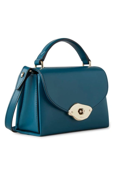 Shop Mulberry Small Lana Top Handle Crossbody Bag In Titanium Blue