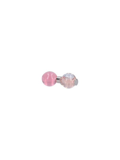 Shop Sunnei Clessidra Earrings In Pink