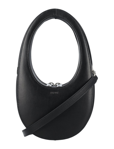 Shop Coperni Swipe Zipped Mini Top Handle Bag In Black