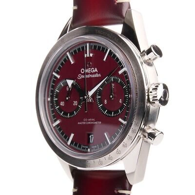 Pre-owned Harley-davidson Omega Speedmaster '57 Chronograph Burg Dial 40.5mm 332.12.41.51.11.001