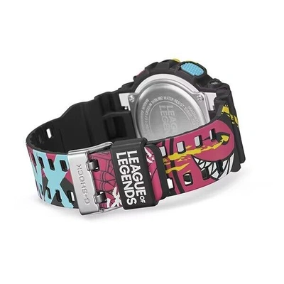 Pre-owned Casio G-shock Ga-110ll-1ajr League Of Legends Jinx Digital & Analog Watch