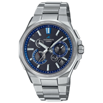 Pre-owned Casio Oceanus Ocw-t6000-1ajf Titanium Solar Radio Bluetooth Men`s Watch Japan