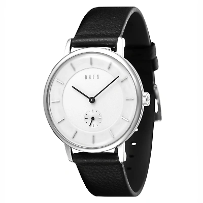 Pre-owned Dufa X Kroyer Saetter Lassen White Black Watch - Brand