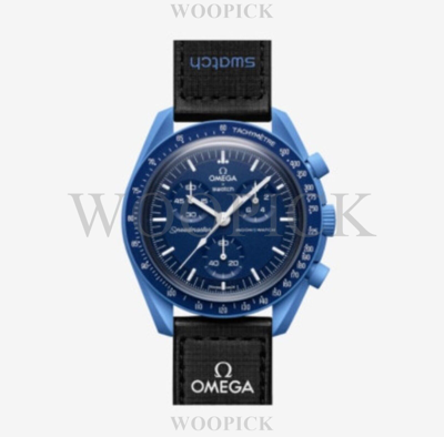 Pre-owned Swatch X Omega Moon Neptune Bioceramic Series Brand Sealed