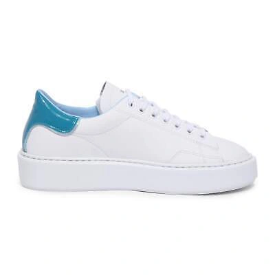 Pre-owned Date 1048as Sneaker Donna D.a.t.e. Sfera Patent Woman Shoes In Bianco