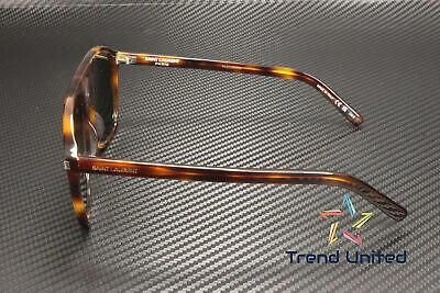 Pre-owned Saint Laurent Sl 596 Dune 002 Pilot Havana Green 58mm Women's Sunglasses