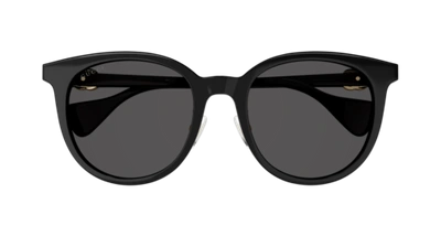 Pre-owned Gucci Sunglasses Gg1073sk 001 Black Grey Woman In Gray
