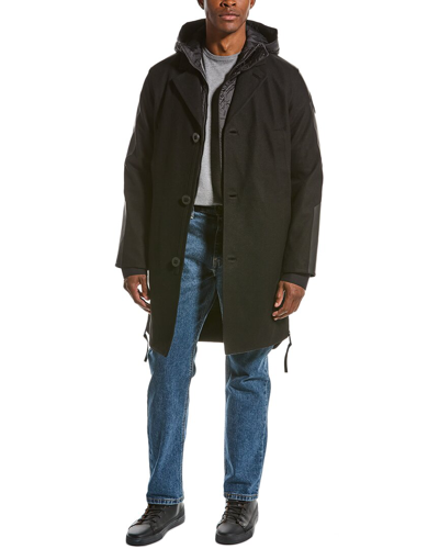 Pre owned Canada Goose Viedma 4 in 1 wool Coat Men s In Black ModeSens