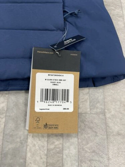 Pre-owned The North Face $280  Women's Belleview Stretch Down Hoody Jacket Shady Blue S