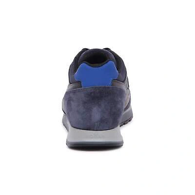 Pre-owned Hogan 0394as Sneaker Uomo  H321 Man Shoes Blue/gray