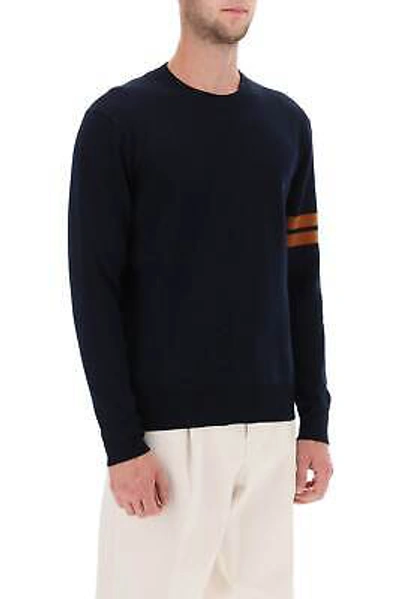 Pre-owned Zegna Sweater  Men Size 48 E8m91110 B09n Blue