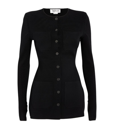 Shop Victoria Beckham Longline Body Blazer In Black
