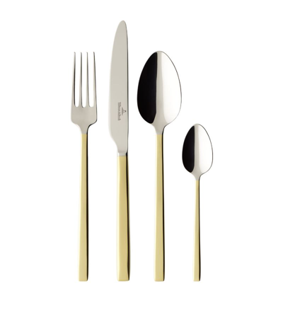 Shop Villeroy & Boch La Classica 24-piece Cutlery Set In Metallic