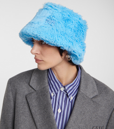 Ruslan Baginskiy Teddy Bucket Hat In Blue